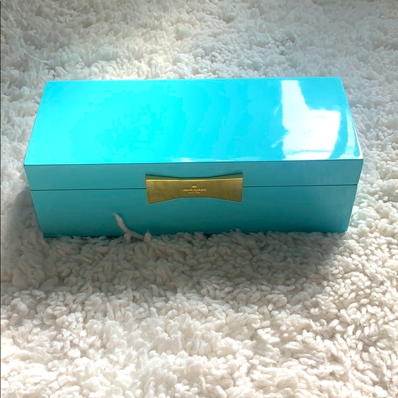 kate spade Other - Kate Spade Garden Drive Turquoise Jewelry Box